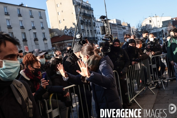 Christiane taubira a saint denis