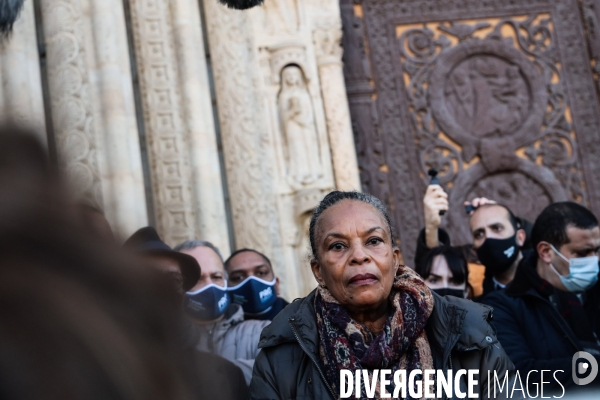 Christiane taubira a saint denis