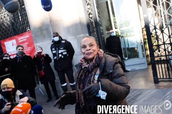 Christiane taubira a saint denis