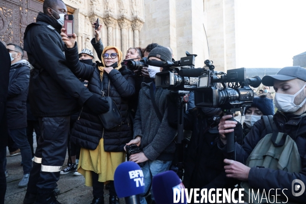 Christiane taubira a saint denis