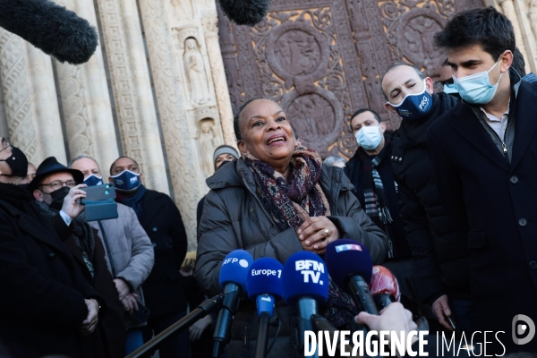 Christiane taubira a saint denis