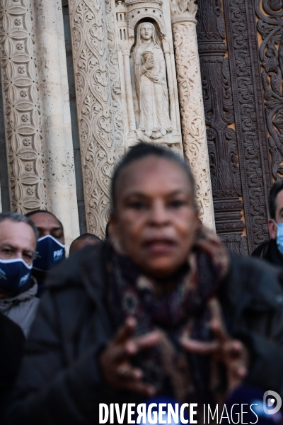 Christiane taubira a saint denis