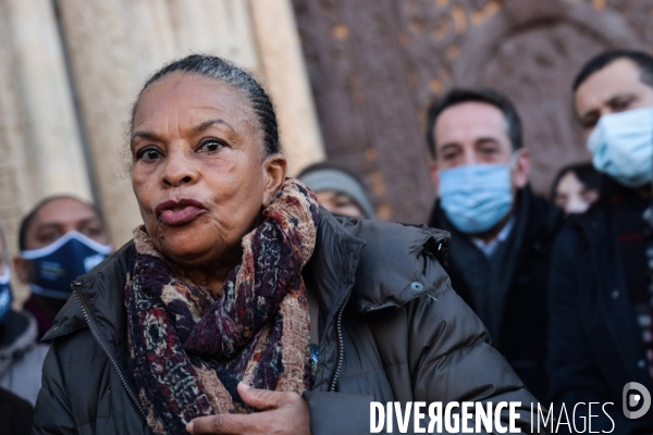 Christiane taubira a saint denis