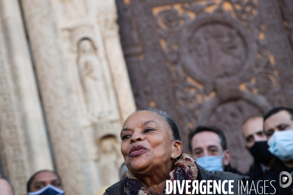 Christiane taubira a saint denis