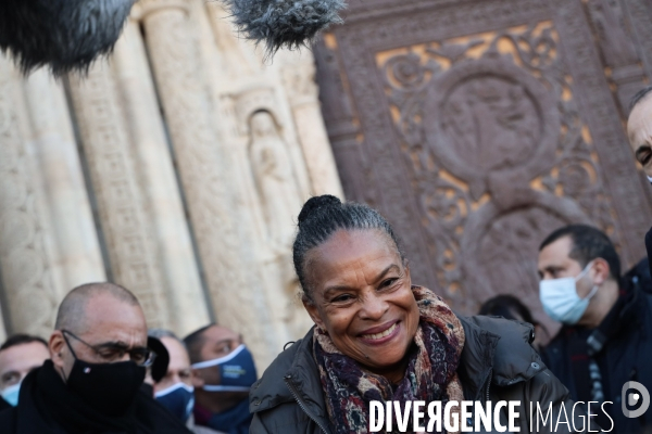 Christiane taubira a saint denis