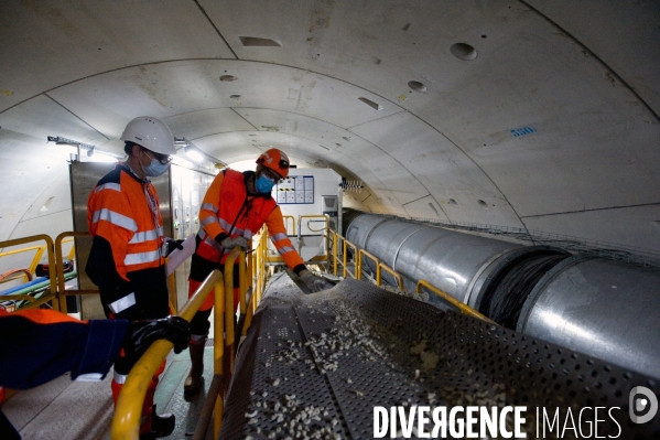 Chantier du GRAND PARIS : Tunnelier de Chelles