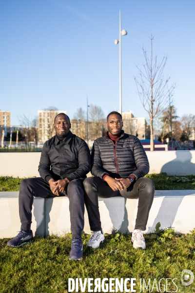 Portrait de Koula Kanamakasy et d Amadou Kebe