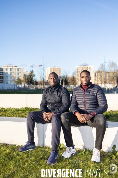 Portrait de Koula Kanamakasy et d Amadou Kebe
