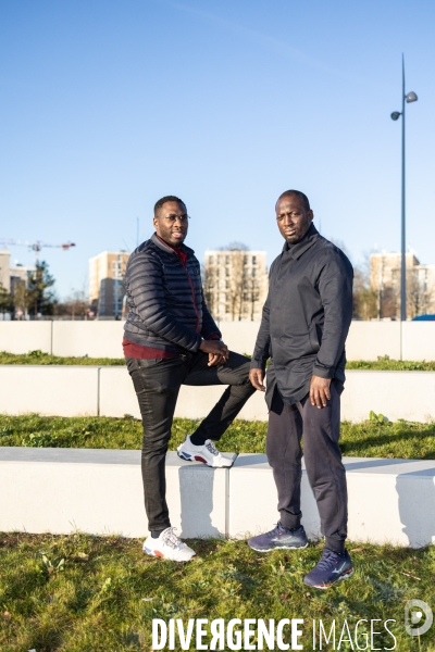 Portrait de Koula Kanamakasy et d Amadou Kebe