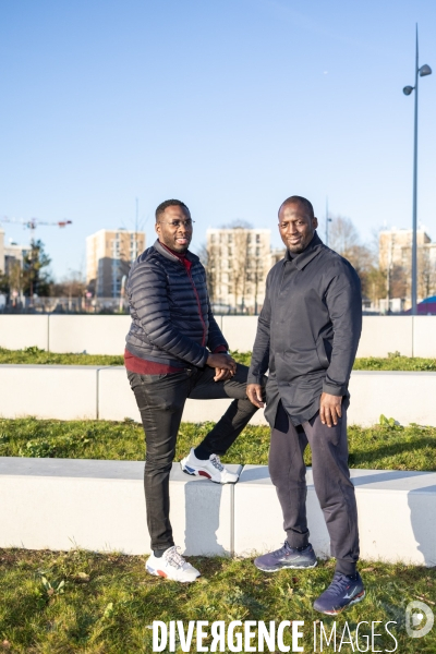 Portrait de Koula Kanamakasy et d Amadou Kebe