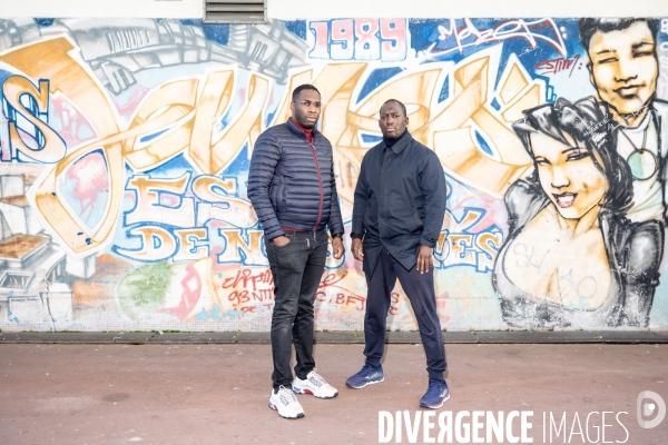 Portrait de Koula Kanamakasy et d Amadou Kebe
