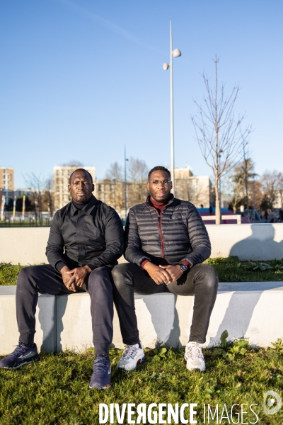 Portrait de Koula Kanamakasy et d Amadou Kebe