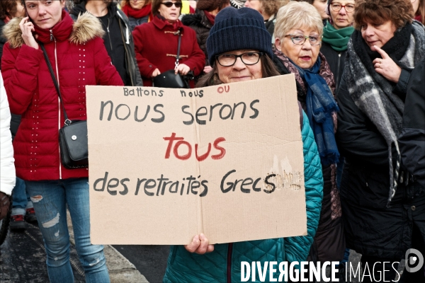 Manifestations contre la réforme des retraites