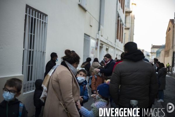 Masque à l école