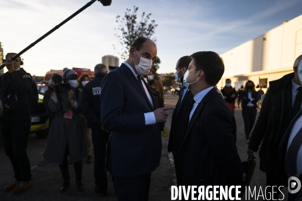 Jean Castex en visite à marseille