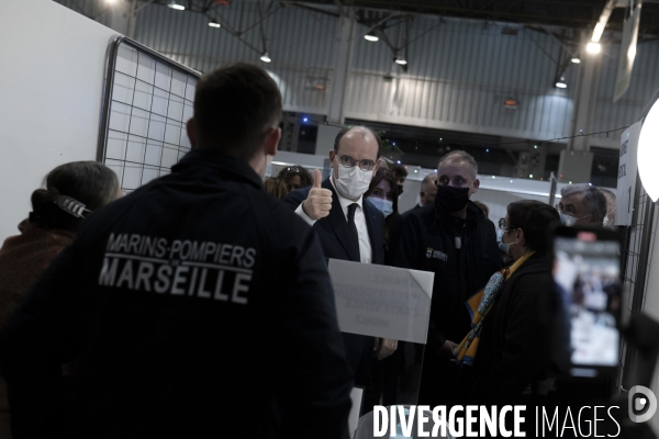 Jean Castex en visite à marseille