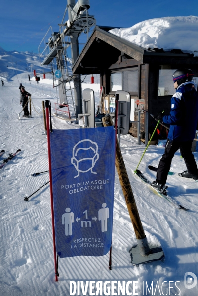 Le Domaine skiable des Contamines Montjoie en Haute Savoie