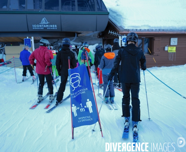 Le Domaine skiable des Contamines Montjoie en Haute Savoie