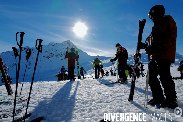 Le Domaine skiable des Contamines Montjoie en Haute Savoie