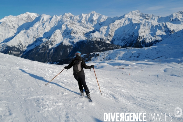 Le Domaine skiable des Contamines Montjoie en Haute Savoie