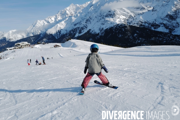 Le Domaine skiable des Contamines Montjoie en Haute Savoie