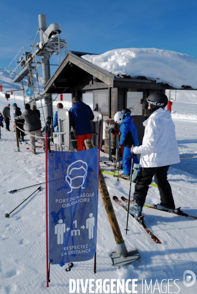 Le Domaine skiable des Contamines Montjoie en Haute Savoie