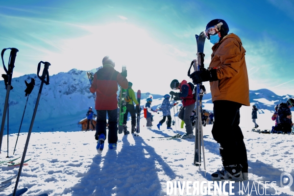 Le Domaine skiable des Contamines Montjoie en Haute Savoie