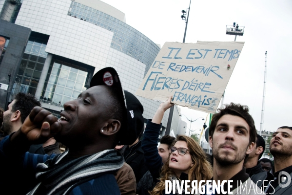 Hollande in, Sarkozy out, place de la bastille, Paris, 06/05/2012