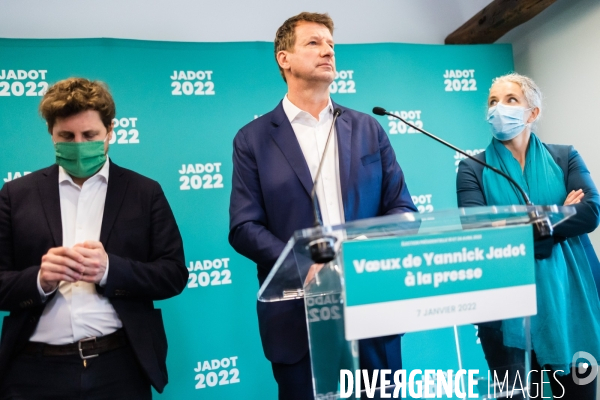 Présidentielle 2022 Yannick Jadot Voeux à la Presse