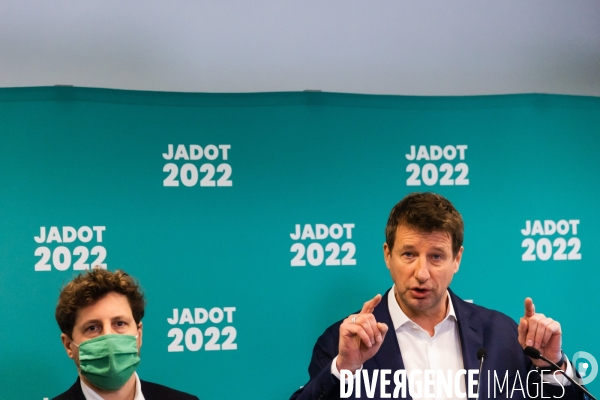 Présidentielle 2022 Yannick Jadot Voeux à la Presse