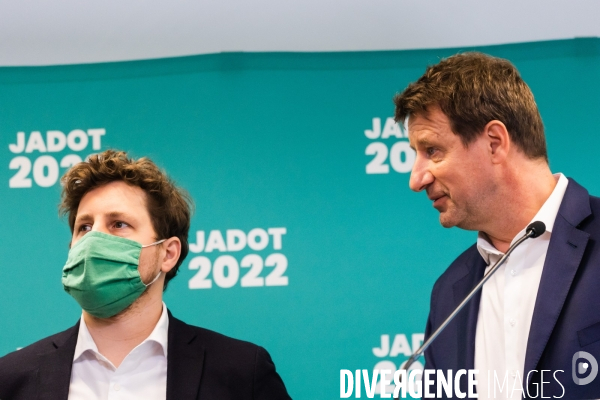 Présidentielle 2022 Yannick Jadot Voeux à la Presse