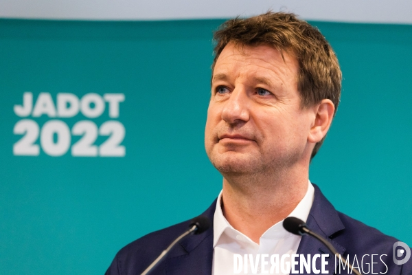 Présidentielle 2022 Yannick Jadot Voeux à la Presse