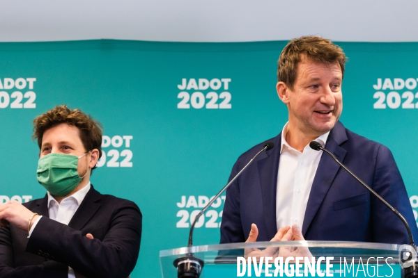 Présidentielle 2022 Yannick Jadot Voeux à la Presse