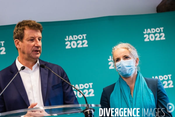 Présidentielle 2022 Yannick Jadot Voeux à la Presse