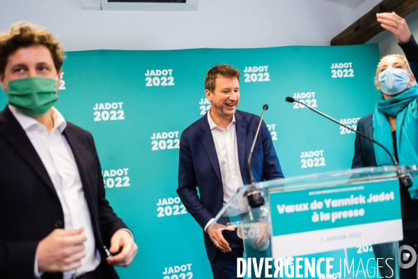 Présidentielle 2022 Yannick Jadot Voeux à la Presse