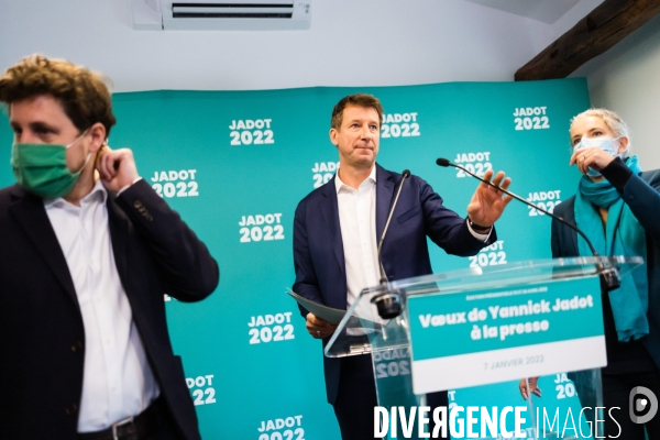 Présidentielle 2022 Yannick Jadot Voeux à la Presse