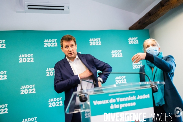 Présidentielle 2022 Yannick Jadot Voeux à la Presse