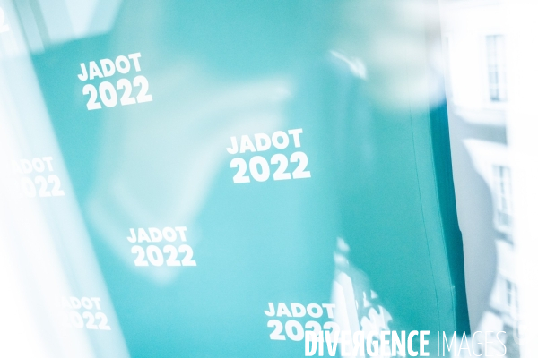 Présidentielle 2022 Yannick Jadot Voeux à la Presse