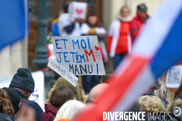 Valence -manifestation contre le pass vaccinal