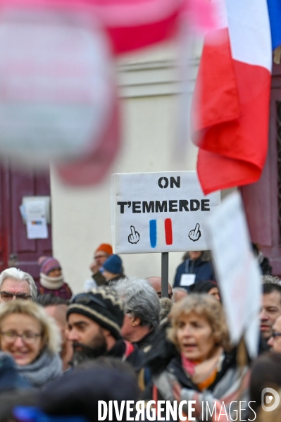 Valence -manifestation contre le pass vaccinal