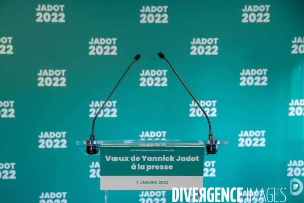 Voeux de Yannick Jadot à la presse.