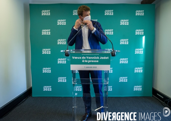 Voeux de Yannick Jadot à la presse.