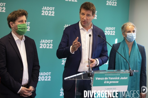 Voeux de Yannick Jadot à la presse.