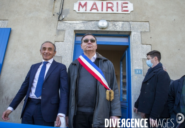 Déplacement d Eric ZEMMOUR en Eure-et-Loire sur le thème de la France rurale.