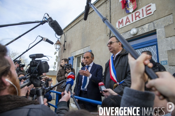 Déplacement d Eric ZEMMOUR en Eure-et-Loire sur le thème de la France rurale.