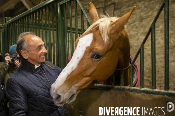 Déplacement d Eric ZEMMOUR en Eure-et-Loire sur le thème de la France rurale.