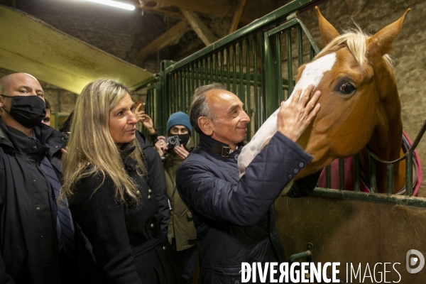 Déplacement d Eric ZEMMOUR en Eure-et-Loire sur le thème de la France rurale.