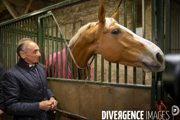 Déplacement d Eric ZEMMOUR en Eure-et-Loire sur le thème de la France rurale.