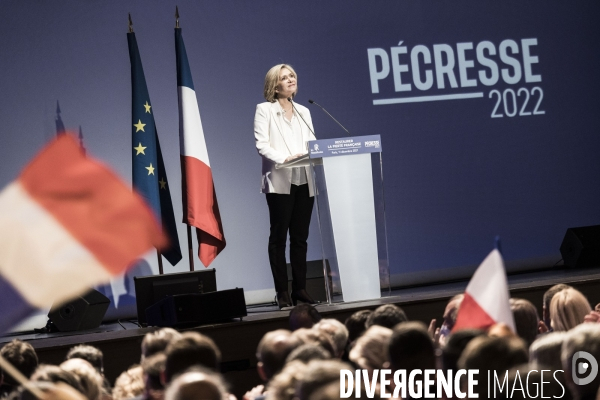 Discours de Valérie Pécresse à la Maison de la Mutualité.