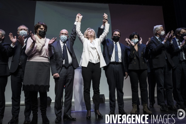 Discours de Valérie Pécresse à la Maison de la Mutualité.